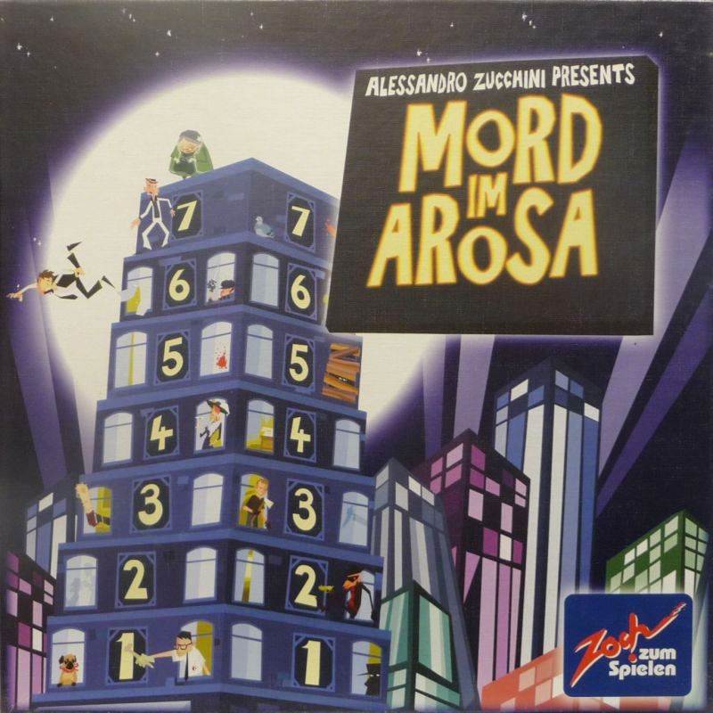 Mord im Arosa Cover des Brettspiels 'Mord im Arosa'
